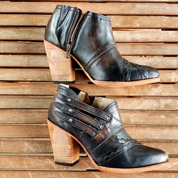 Authentic Freebird Gate Ankle Boots 3" Heel - Picture 3 of 5